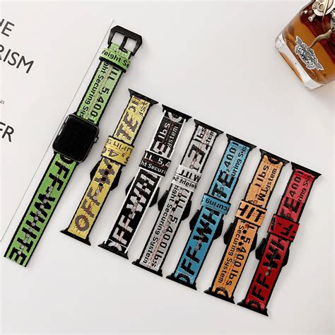 off white apple watch band cheap